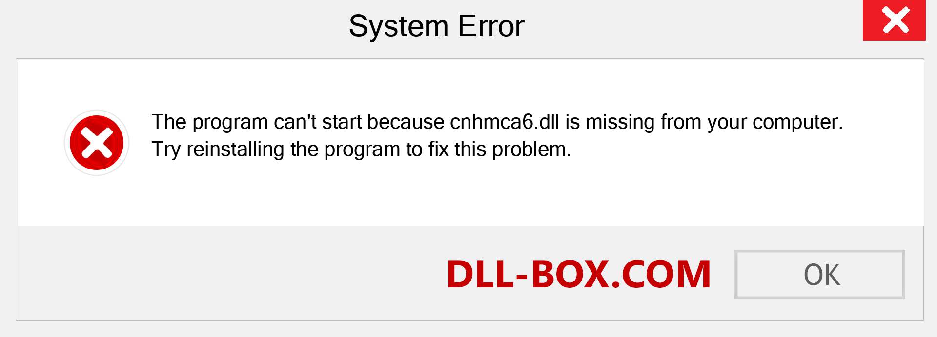  cnhmca6.dll file is missing?. Download for Windows 7, 8, 10 - Fix  cnhmca6 dll Missing Error on Windows, photos, images